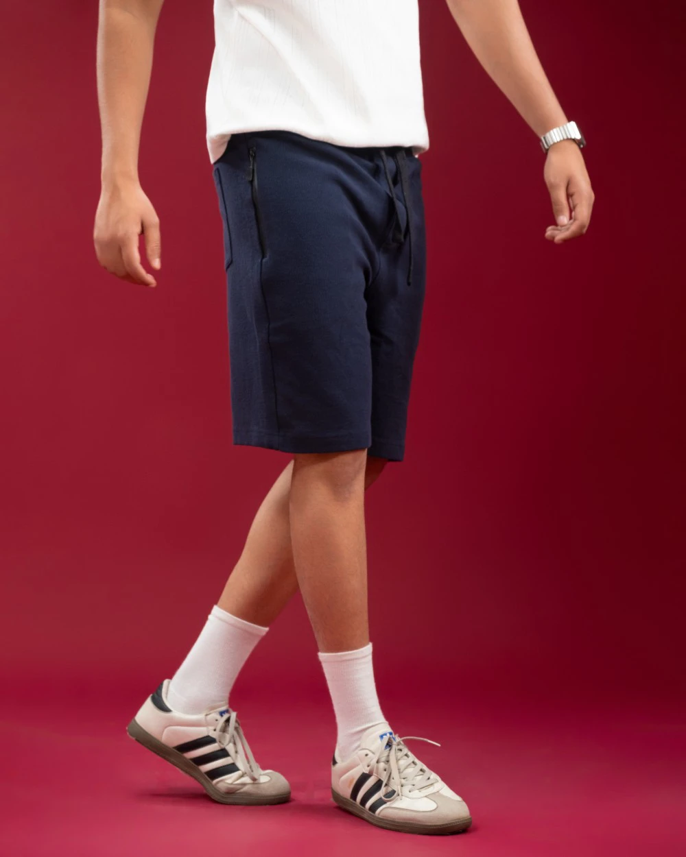 Navy Casual Short Pant