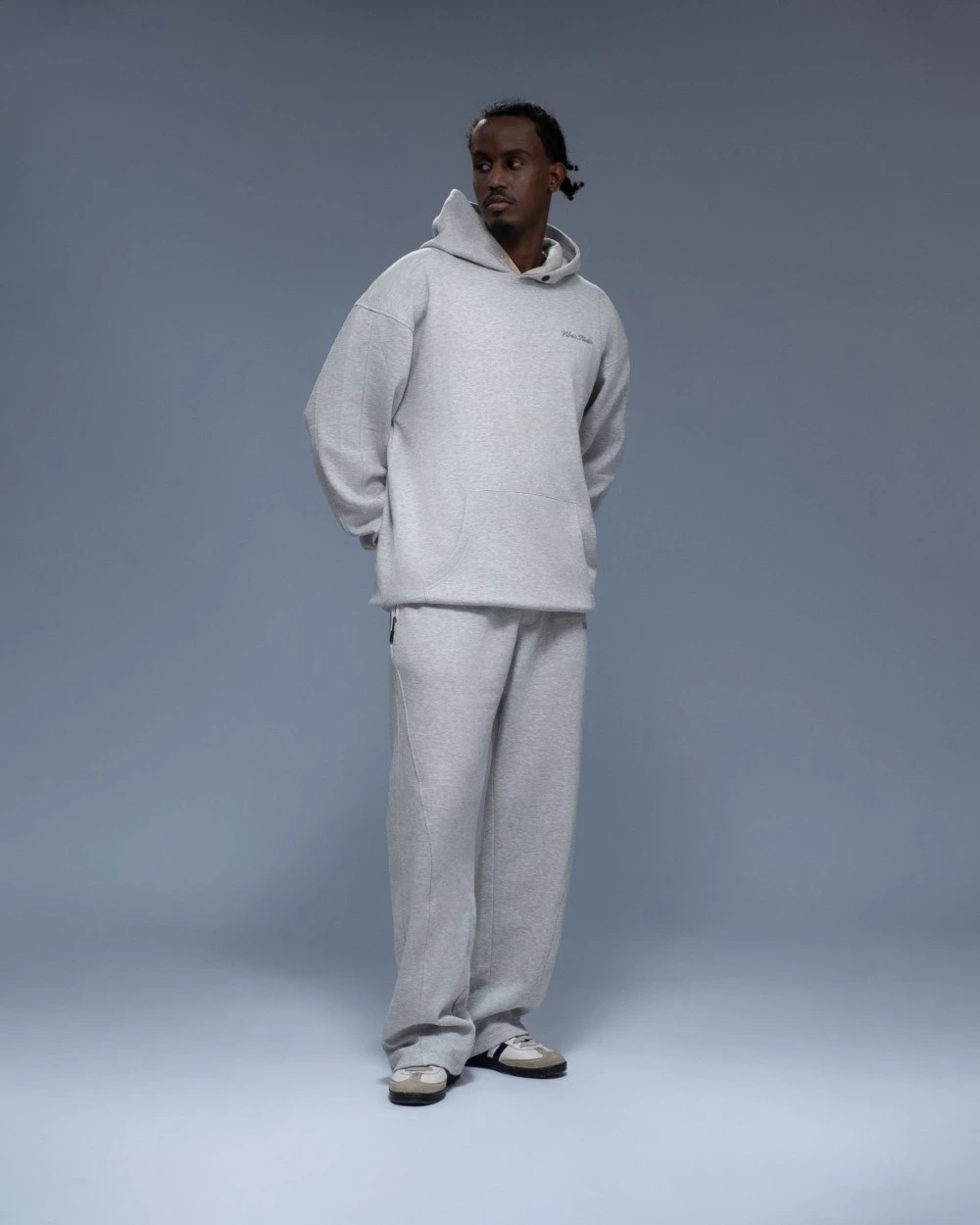 Vibes Signature Grey Hoodie