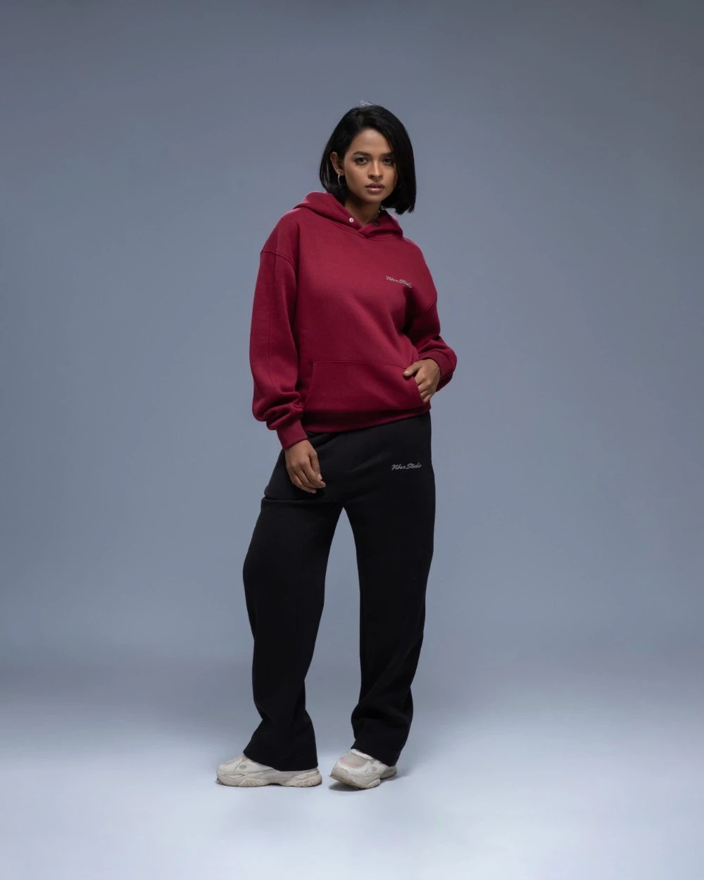 Vibes Signature Light Maroon Hoodie