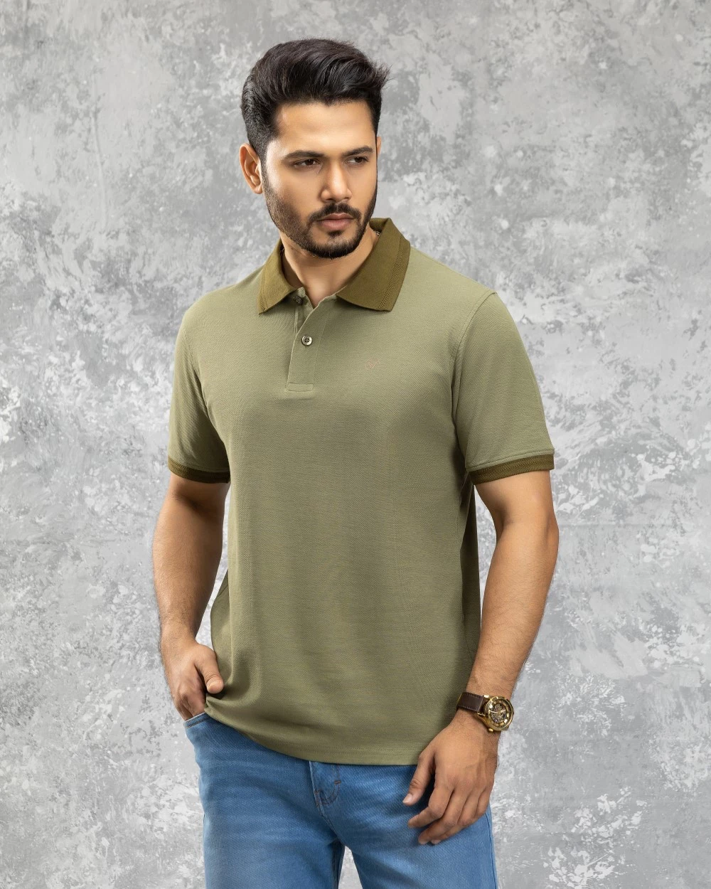 Classic Olive Polo